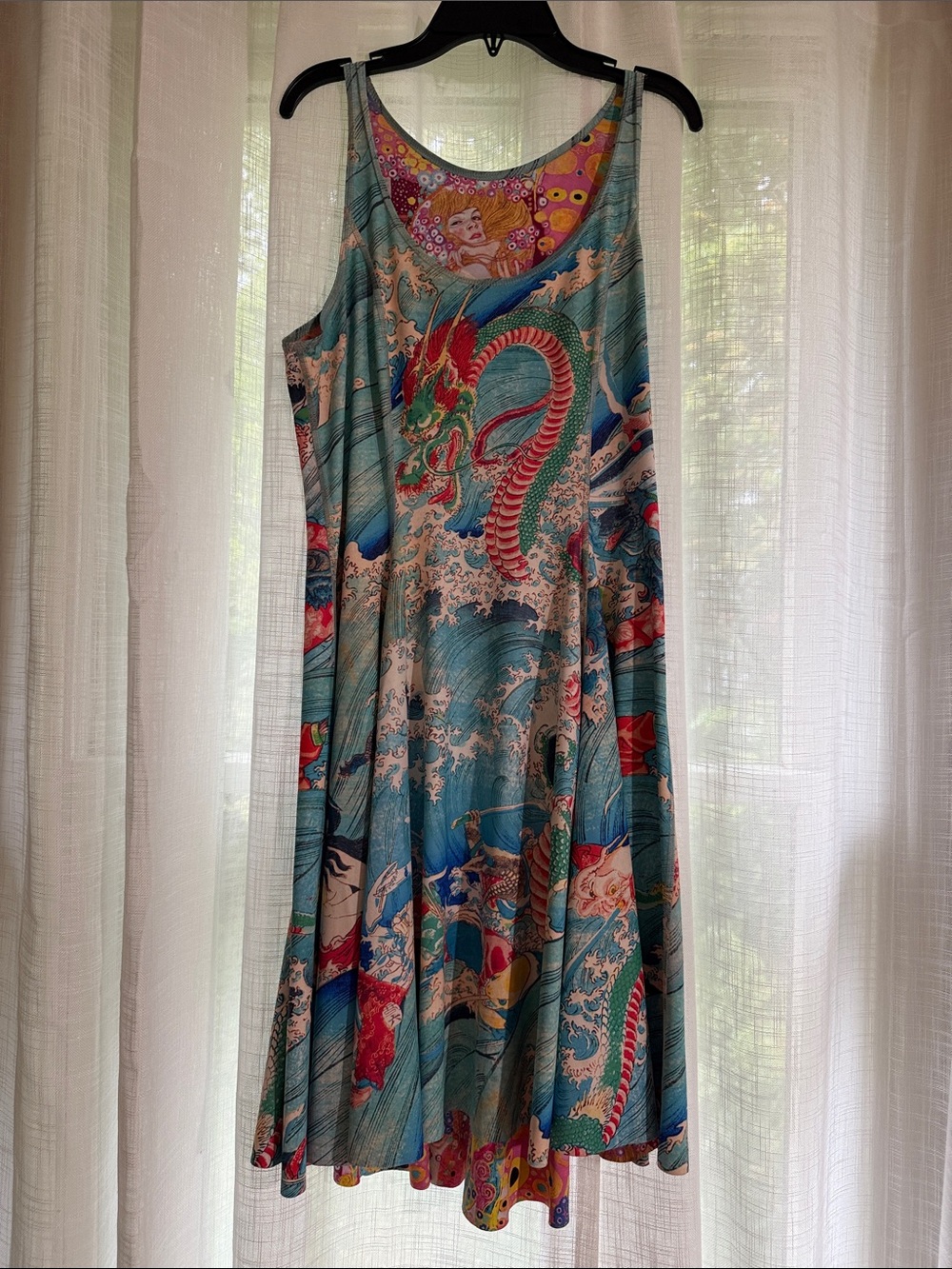Blackmilk Reversible Klimt Midi Dress - Picture 3 of 3